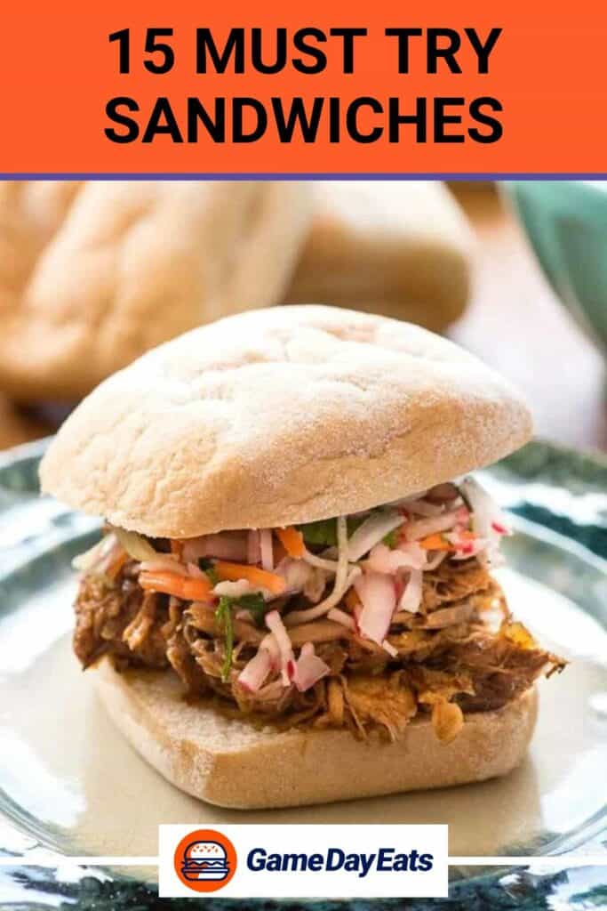 a pulled pork sandwich with cole slaw