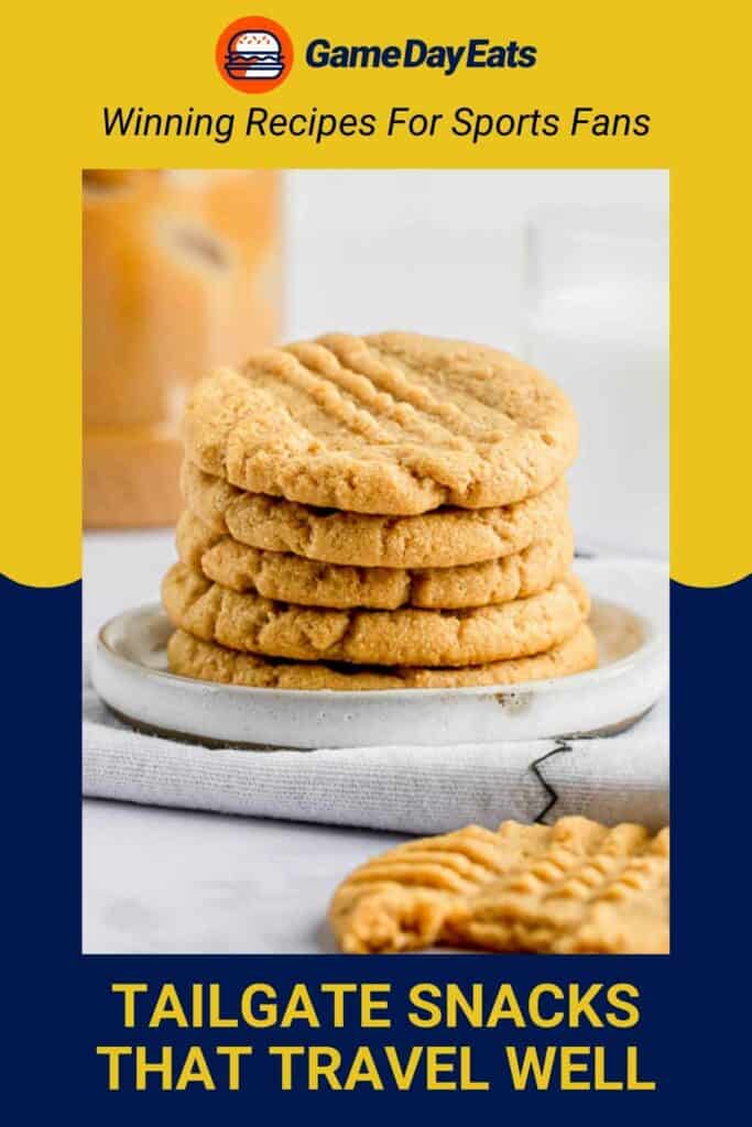 game day peanut butter cookies